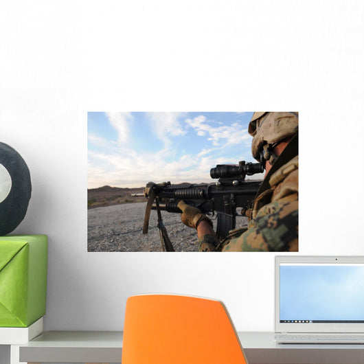 Soldier Sights to Fire Wall Decal