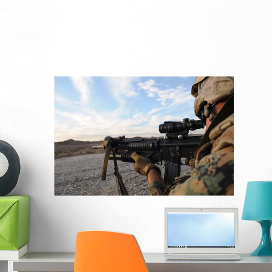 Soldier Sights to Fire Wall Decal