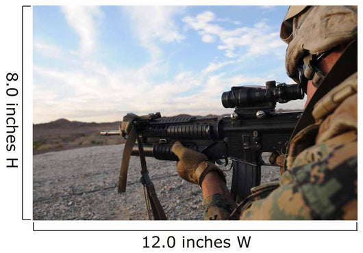 Soldier Sights to Fire Wall Decal