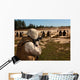 Military Policeman Fires Rifle Wall Decal