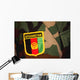 Close-up Patch Sewn onto Wall Decal