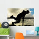 Airman Scales Obstacle Camp Wall Decal