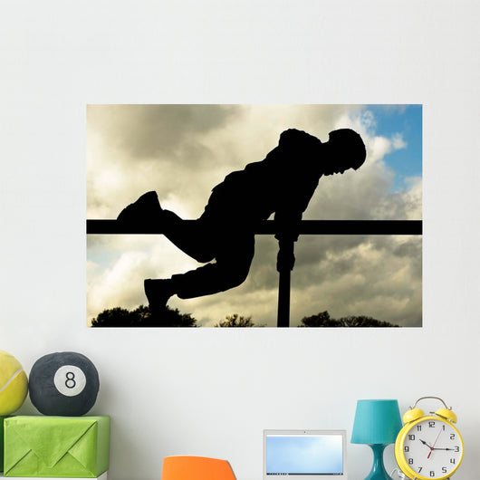 Airman Scales Obstacle Camp Wall Decal