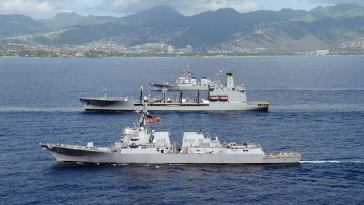 Ships Pacific Fleet Sail Wall Decal