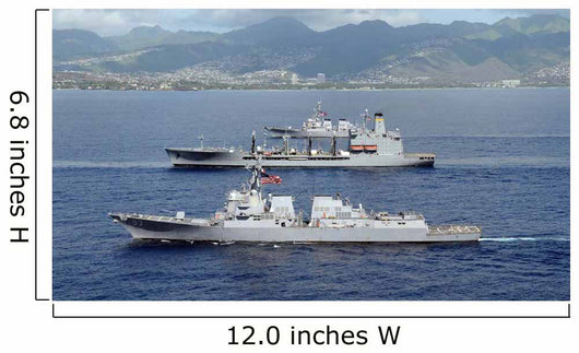 Ships Pacific Fleet Sail Wall Decal