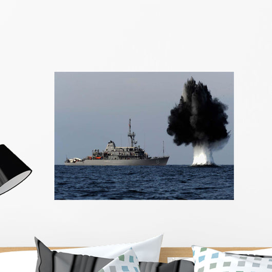 Demolition Charge Detonates 1 Wall Decal