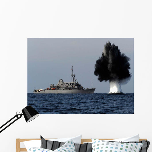 Demolition Charge Detonates 1 Wall Decal