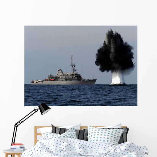 Demolition Charge Detonates 1 Wall Decal