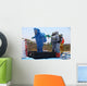 Airman Stands Tub Cleaning Wall Decal