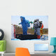 Airman Stands Tub Cleaning Wall Decal