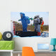 Airman Stands Tub Cleaning Wall Decal