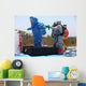 Airman Stands Tub Cleaning Wall Decal