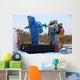 Airman Stands Tub Cleaning Wall Decal