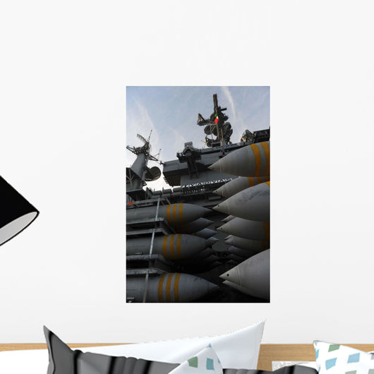 Stacked Ordnance Ready to Wall Decal