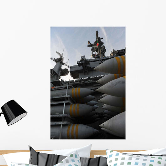 Stacked Ordnance Ready to Wall Decal