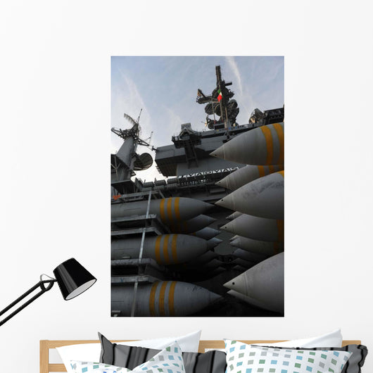 Stacked Ordnance Ready to Wall Decal