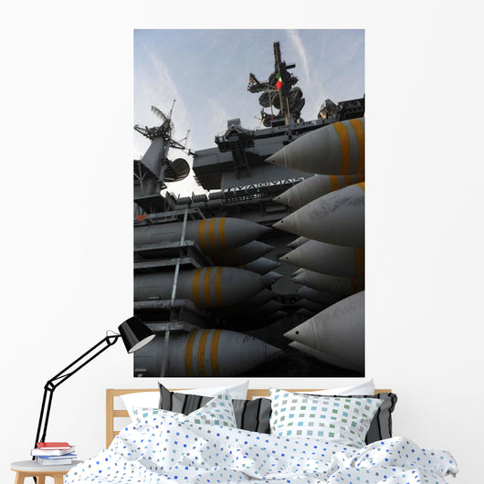 Stacked Ordnance Ready to Wall Decal
