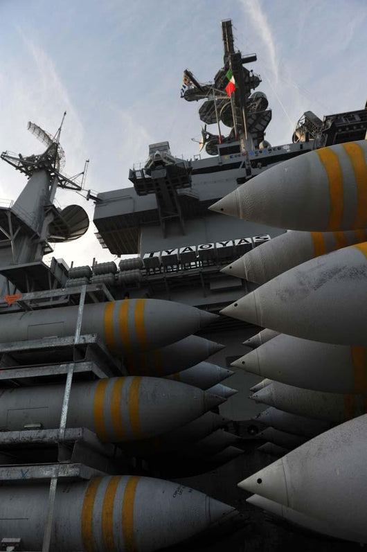 Stacked Ordnance Ready to Wall Decal