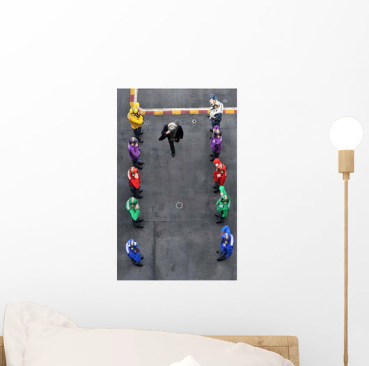 Us Navy Rainbow Sideboys Wall Decal
