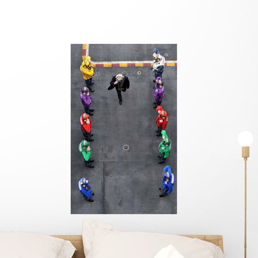 Us Navy Rainbow Sideboys Wall Decal