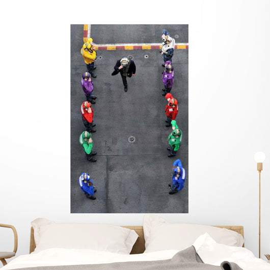 Us Navy Rainbow Sideboys Wall Decal