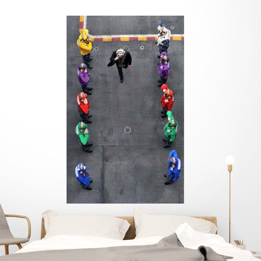 Us Navy Rainbow Sideboys Wall Decal