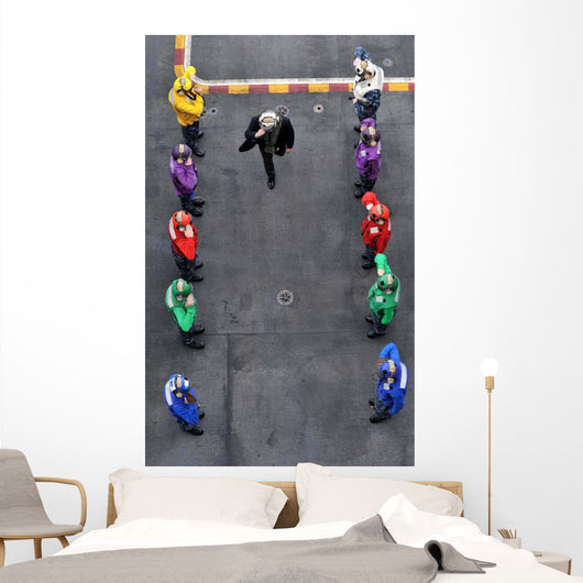 Us Navy Rainbow Sideboys Wall Decal