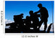 Silhouette Soldiers Operating Bgm-71 Wall Decal