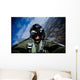 Self-portrait Pilot Cockpit F-15e Wall Decal
