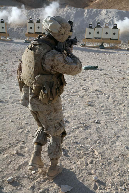 Soldier Engages His Target Wall Decal