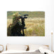 Combat Videographer Practices Evasion Wall Decal