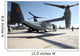 V-22 Osprey Tiltrotor Aircraft Wall Decal Design 2