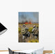 Soldiers Call Information during Wall Decal