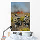 Soldiers Call Information during Wall Decal