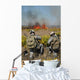 Soldiers Call Information during Wall Decal