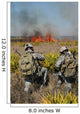 Soldiers Call Information during Wall Decal