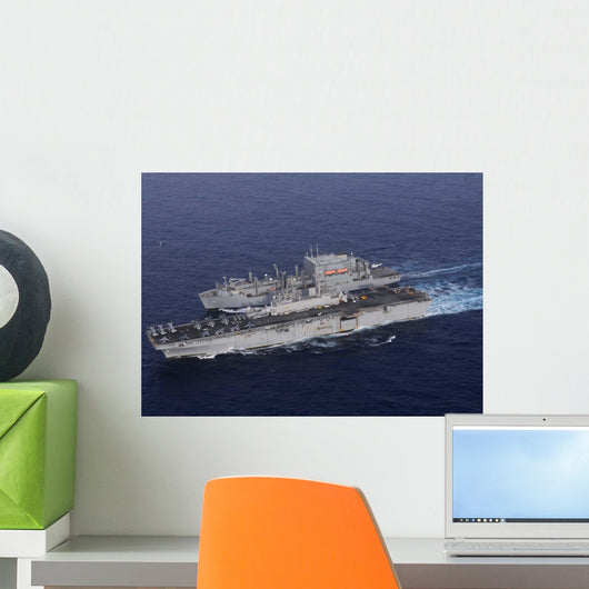 Uss Kearsarge Pulls alongside Wall Decal