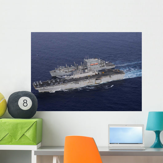 Uss Kearsarge Pulls alongside Wall Decal