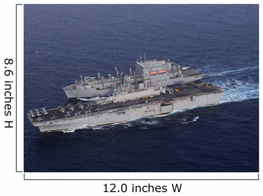 Uss Kearsarge Pulls alongside Wall Decal