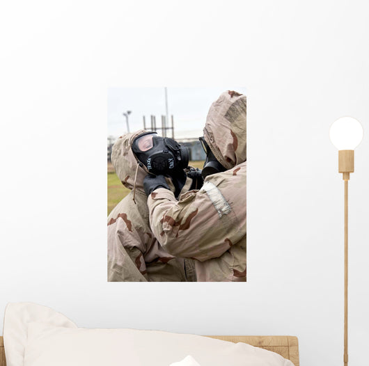 Airman Assists His Wingman Wall Decal