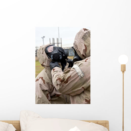 Airman Assists His Wingman Wall Decal