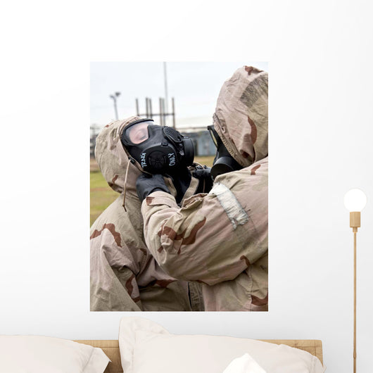 Airman Assists His Wingman Wall Decal