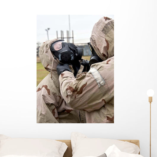 Airman Assists His Wingman Wall Decal