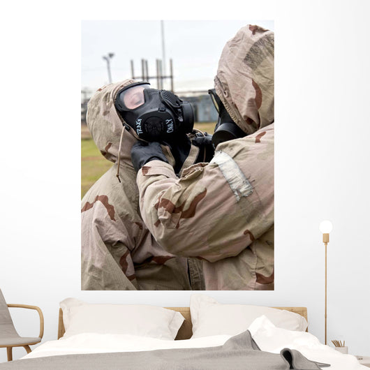 Airman Assists His Wingman Wall Decal