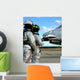Firefighters Deploy Fire Hose Wall Decal