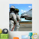 Firefighters Deploy Fire Hose Wall Decal