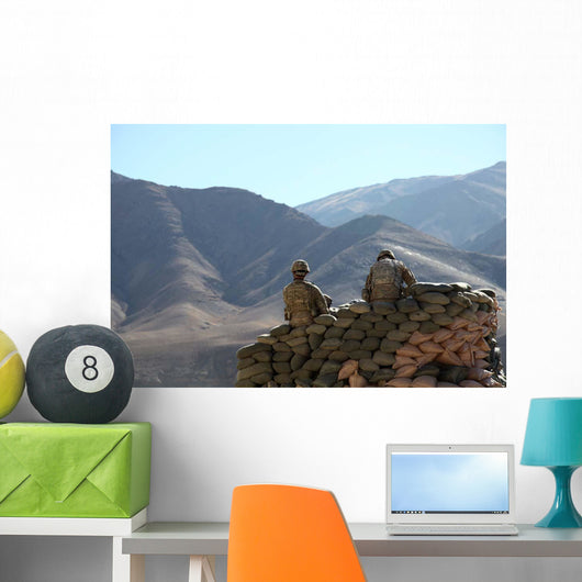 Us Army Soldiers Run Wall Decal