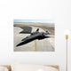 High Angle Sr-71a Blackbird Wall Decal
