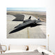 High Angle Sr-71a Blackbird Wall Decal
