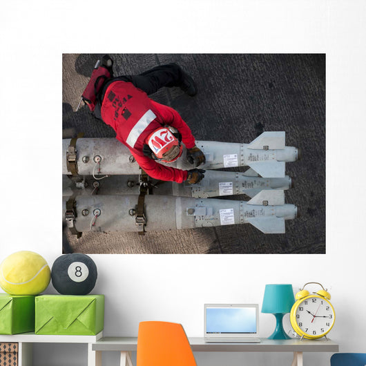 Airman Moves Ordnance Flight Wall Decal